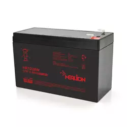 Акумуляторна батарея MERLION HR1228W, 12V 8,5Ah ( 151 х 65 х 94 (100) ) Black Q10/420