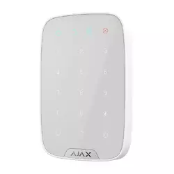 Бездротова сенсорна клавіатура Ajax KeyPad white