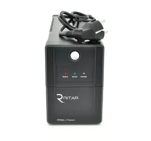 ДБЖ Ritar RTP850L-U (510W) Proxima-L, LED, AVR, 2st, USB, 2xSCHUKO socket, 1x12V9Ah, plastik Case. NEW!