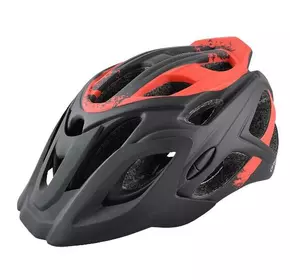 Велосипедный шлем GREY'S черно-красный мат., L