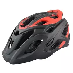 Велосипедный шлем GREY'S черно-красный мат., L