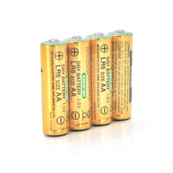 Батарейка лужна MITSUBISHI 1.5V AA / LR6, 4S shrink pack, 200pcs / ctn
