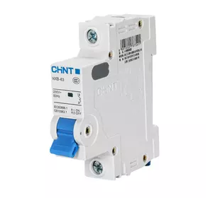 Автоматичний вимикач CHNT NXB-63 1P C1, 1A