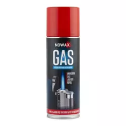 Газ для заправки всіх типів багаторазових запальничок ʺGASʺ, TM NOWAX, 200 мл (12шт/уп)