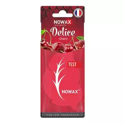 Ароматизатор повітря целюлозний Nowax серія Delice - Cherry (50шт/уп)
