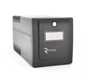 ДБЖ Ritar RTP1500 (900W) Proxima-D, LCD, AVR, 3st, 4xSCHUKO socket, 2x12V9Ah, plastik Case ( 460 x 225 X 245 ) 11,9 кг Q2