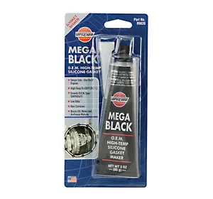 Силиконовый супер герметик черный Versachem Mega Black Silicone O.E.M. 85 г