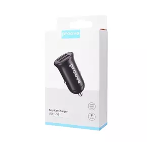 АЗП Proove Kely Car Charger (2USB) (black)