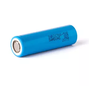 Акумулятор 21700 Li-Ion Samsung INR21700-50E 4900mAh, 10A, 4.2/3.6/2.5V, Blue