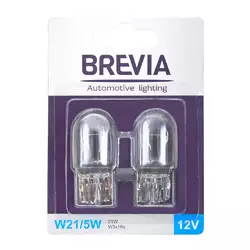 Brevia W21/5W 12V (блистер)