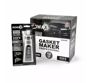 Черный силиконовый герметик прокладок NOWAX Gasket Maker Black