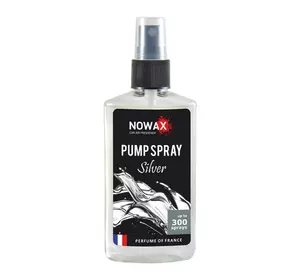 Ароматизатор Nowax Pump Spray 75 мл Silver (NX07522)
