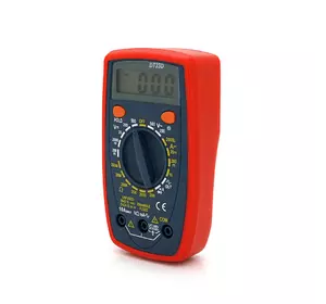 Мультиметр DT-33D, Вимірювання: V, A, R, 150г, 130*74*35mm, Q50