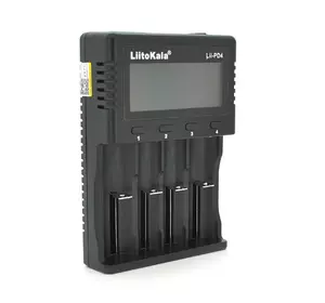 ЗУ універсальне Liitokala PD4, 4 канали, LCD дисплей, підтримує Li-ion, Ni-MH та Ni-Cd AA (R6), ААA (R03), AAAA, С (R14)