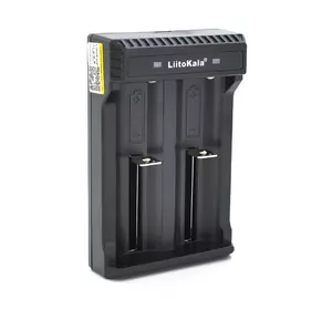 ЗП універсальний Liitokala Lii-L2, 2 канали, LED індикація, підтримує Li-ion, 10430/10440/14500/16340/17670/18500/18650/26650/25500/26700