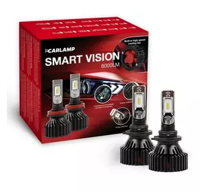 Светодиодные автолампы HB4 Carlamp Smart Vision Led для авто 8000Lm 6500K (SM9006)