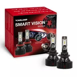 Светодиодные автолампы HB4 Carlamp Smart Vision Led для авто 8000Lm 6500K (SM9006)