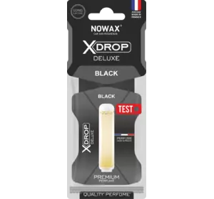 Ароматизатор целюлозний з капсулою Nowax серія X Drop Delux - Black (25шт/ящ)