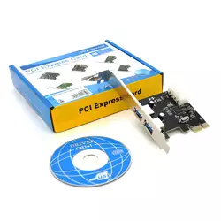 Контролер PCI-Е => USB 3.0, 2port, BOX