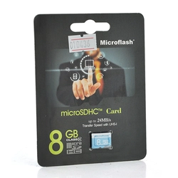 Карта пам'яті Microflash Micro SD, швидкість передачі даних 28 MB / s, class10, 8G