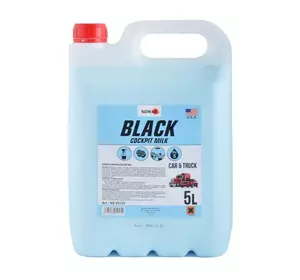 Полироль молочко для пластика 5 л концентрат NOWAX BLACK Cocpit Milk (NX05125)