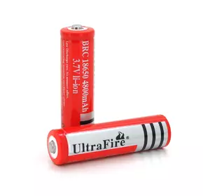 Акумулятор Li-ion UltraFire18650 4800mAh 3.7V, Red, 2 шт. в упаковці, ціна за 1 шт.