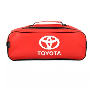 Сумка-органайзер в багажник красная полиэстер BELTEX Toyota (SU52)