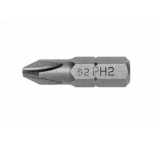 Биты PH2, 25 мм, сталь S2, 10 шт. (HT1S304)