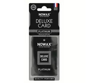 Ароматизатор целлюлозный 6 г Nowax серія Delux Card Platinum (NX07735)