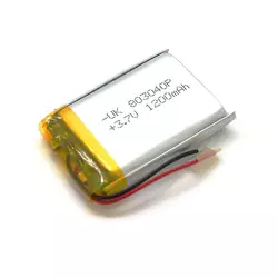 Літій-полімерний акумулятор 8*30*40mm (Li-ion 3.7В 1200мА·год)