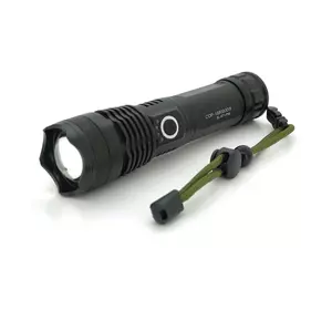 Ліхтарик Balog BL-X71-P90, 3 режими, алюміній, акум 26650, USB кабель, BOX