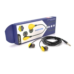 Навушники провідні iKAKU KSC-478 MINGYUE з мікрофоном, Yellow, Bох