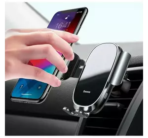 Автодержатель для телефона Baseus Smart Car Mount Cell Phone Черный (20779)