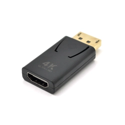 Перехідник VEGGIEG DH-4 Display Port (тато) на HDMI (мама) підтримка 4K *2K, Black, Пакет