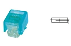 Скотч-лок ізольований з гелем тип К4 (200шт) Q200, Blue
