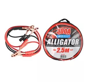Пусковые провода ALLIGATOR BC632 CarLife 300A 2,5м сумка