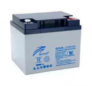 Тяговий акумулятор RITAR EV12-45,12V 45Ah, M5 (198 х 166 х 169), Q1