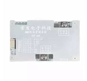 BMS плата Changfa LiFePO4  14.6V 4S 60A (100x56x8mm)