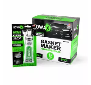 Прозрачный силиконовый герметик прокладок NOWAX Gasket Maker Clear