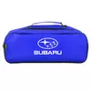 Сумка-органайзер в багажник синяя полиэстер BELTEX Subaru (SU29)