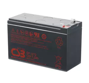 Аккумуляторна батарея CSB GP1272F2, 12V 7,2Ah (25W) (151х65х100мм) 1.9кг Q10/420