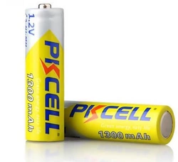 Акумулятор PKCELL 1.2V AA 1300mAh NiMH Rechargeable Battery, 2 штуки в блістері ціна за блістер, Q