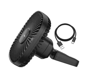 Вентилятор Baseus в салон автомобиля Natural Wind Magnetic Rear Seat Fan black, (CXZR-01)