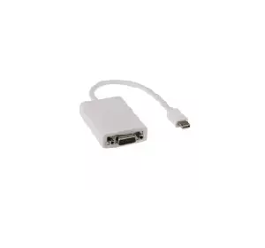 Конвертер mini Display Port (тато) на VGA (папа) 30cm, White, 4K / 2K, Пакет