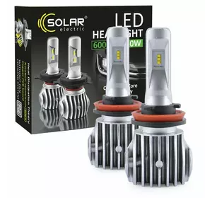 Светодиодные лампы LED SOLAR H11 CANBUS 12/24V 6500K 6000Lm 50W Cree Chip 1860 (8611)