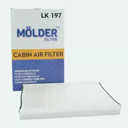 Фильтр салона MOLDER аналог WP9330/LA307/CU3569 (LK197)