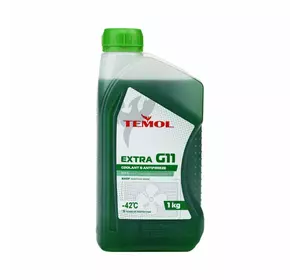 Рідина охолоджуюча TEMOL Antifreeze Extra G11 Green (1 кг)