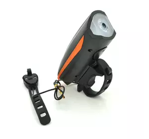 Ліхтарик велосипедний YT7588, 3 режими, вбудований акумулятор, кабель, BOX