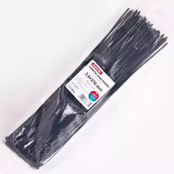 Хомуты пластиковые CARLIFE 3,6x370 мм Черные
