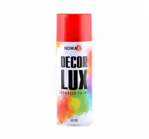 Акриловая краска глянцевая рубиново красная NOWAX Decor Lux (3003) 450мл